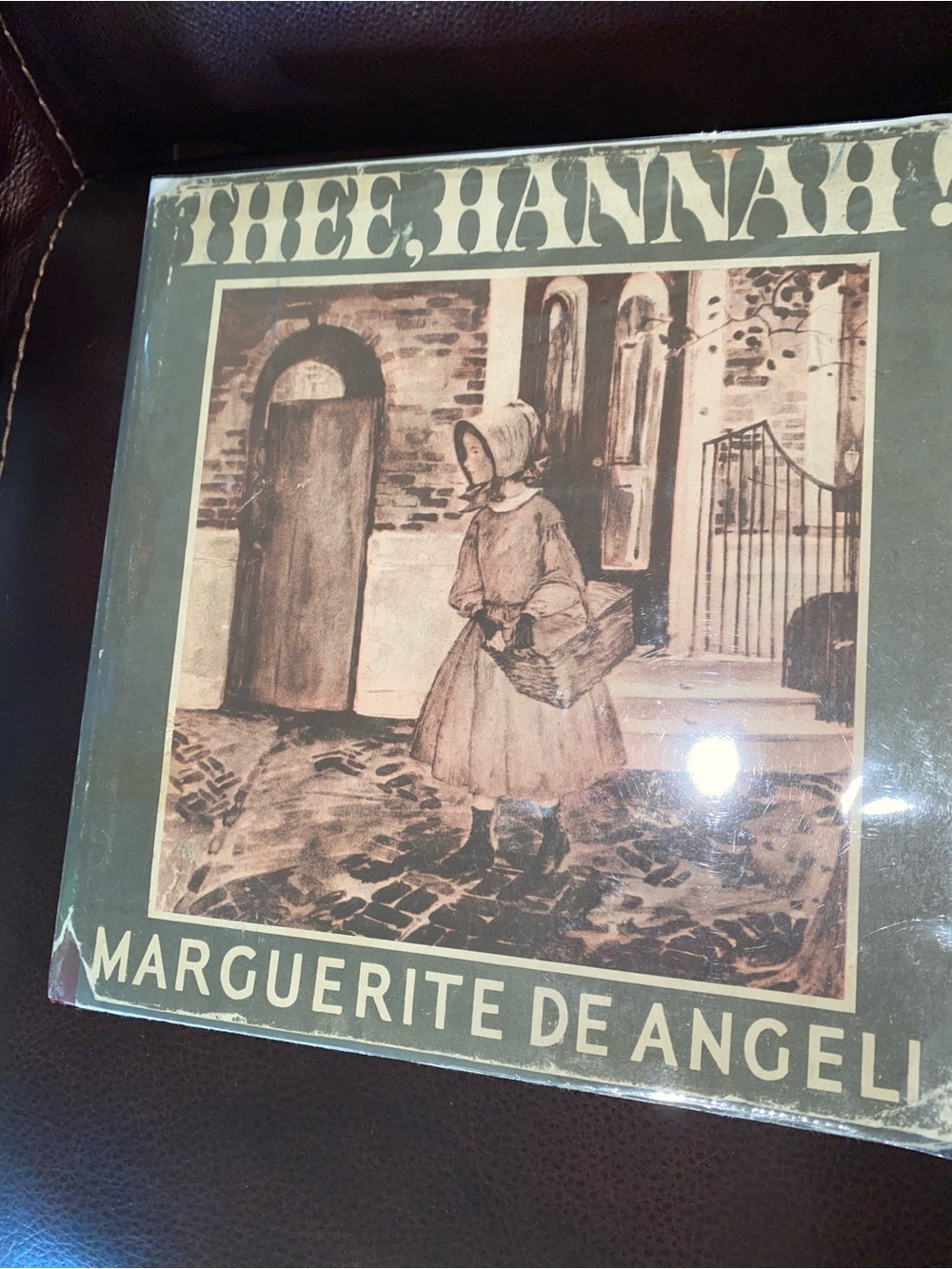 VTG 1940 Thee Hannah by Marguerite de Angeli Quaker Girl Classic Children’s Book